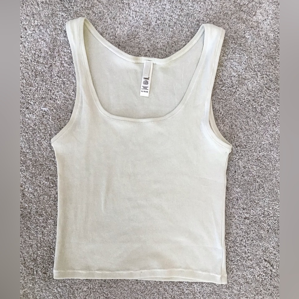 SKIMS Cotton Rib Tank | Bone - Picture 8 of 16